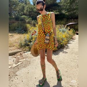 NWOT ZARA Geometric Pattern Dress L